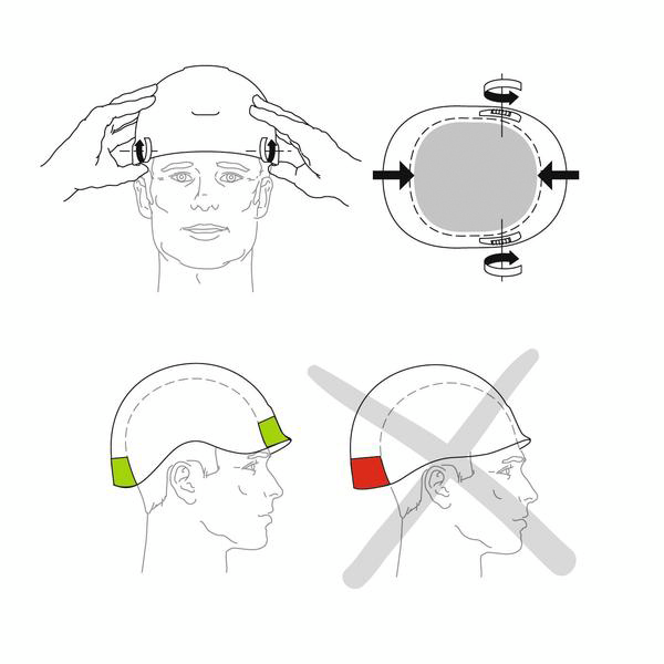 HJÄLM PETZL VERTEX  VIT Hög höjd