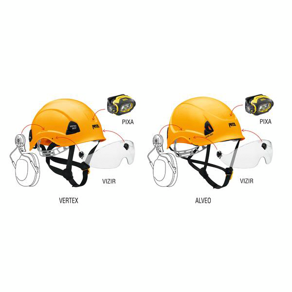 Kypärä Petzl Vertex Vent punainen tuuletettu suojakypärä 53-63cm