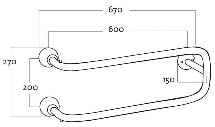 Pyyhekuivain REJ Design vesi Smart BTU 602 kromi