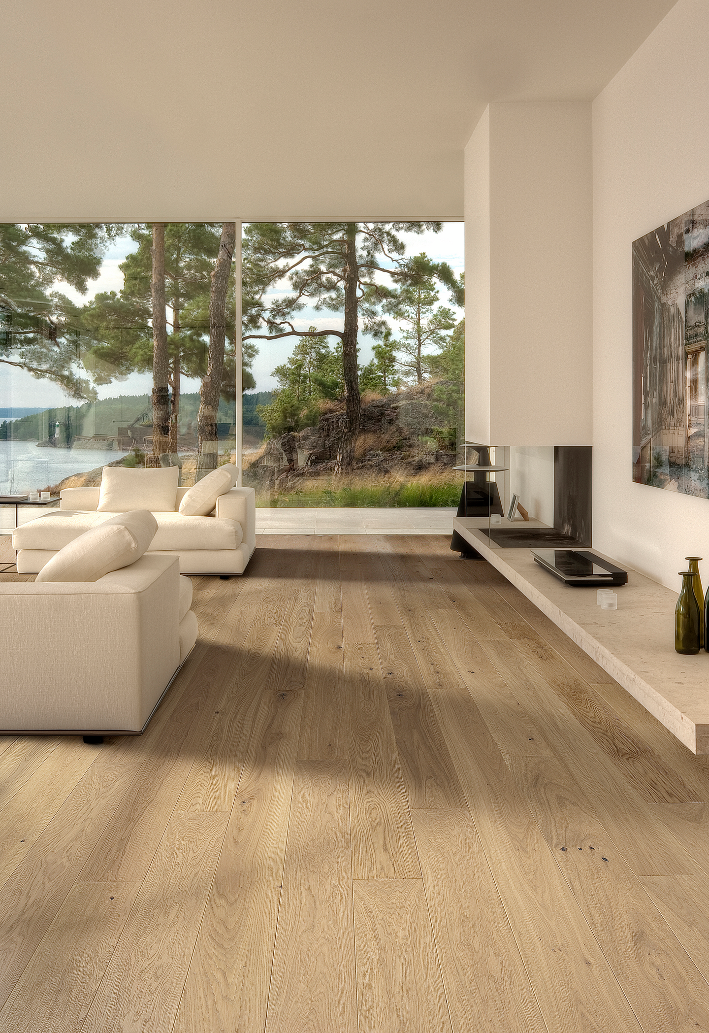 Parketti Kährs Tammi Noveau White mattalakka 2420x187x15