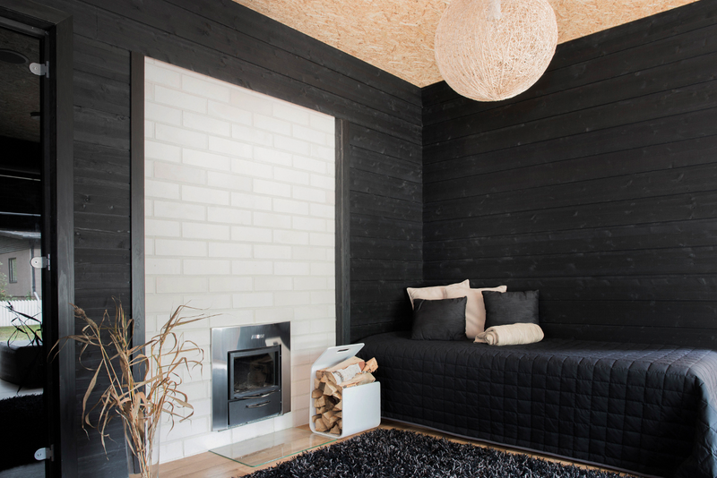 Sisustuspaneeli Siparila STRUKTUURI 15x176x2350 kuultava musta STS PP 1,89m²