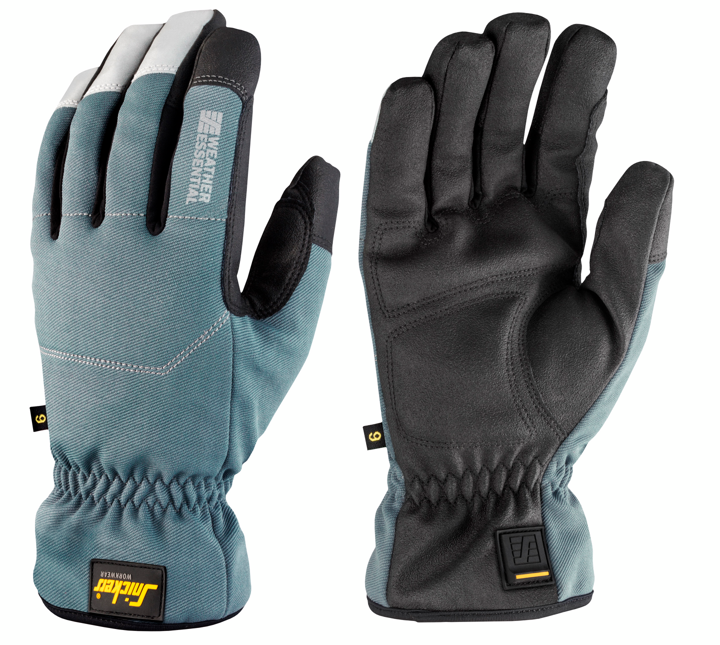 Käsineet Snickers 9578 musta-harmaa