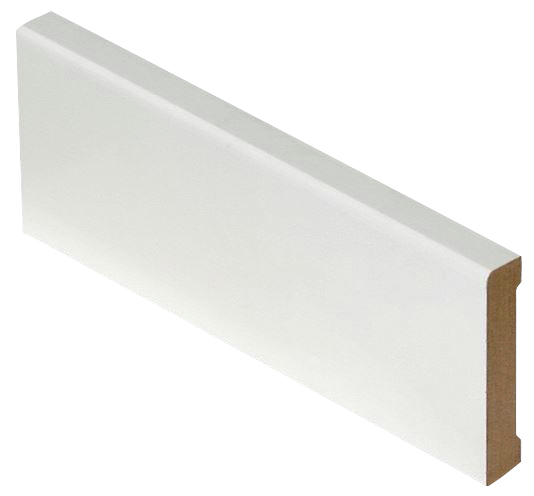 Jalkalista 12x42x3300mm MDF valkoinen R2 361-70