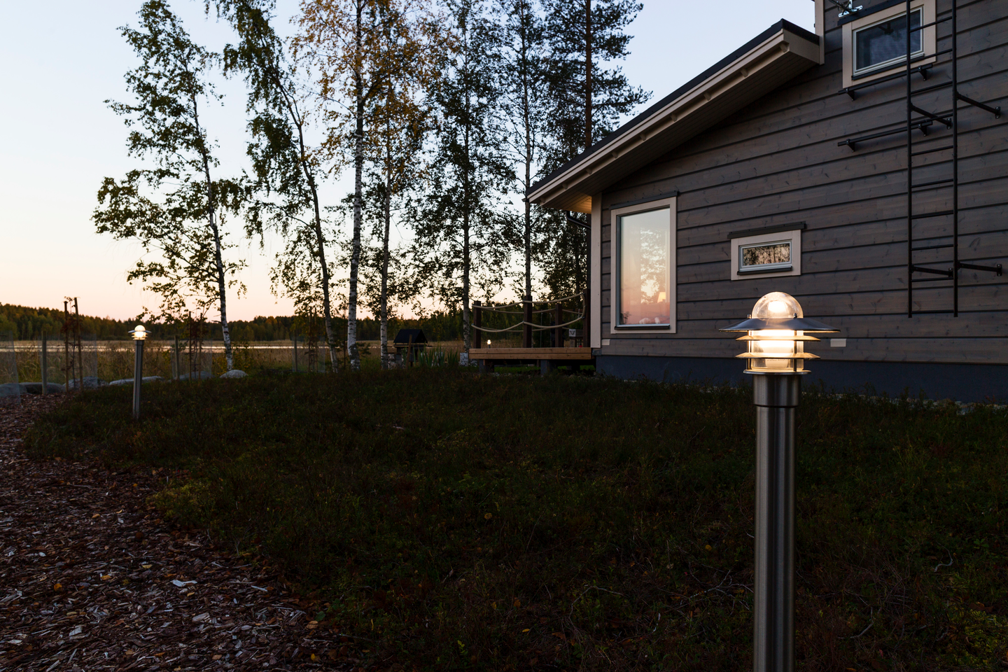 Pollarivalaisin Airam Käpylä mini E27 110cm ruostumaton teräs