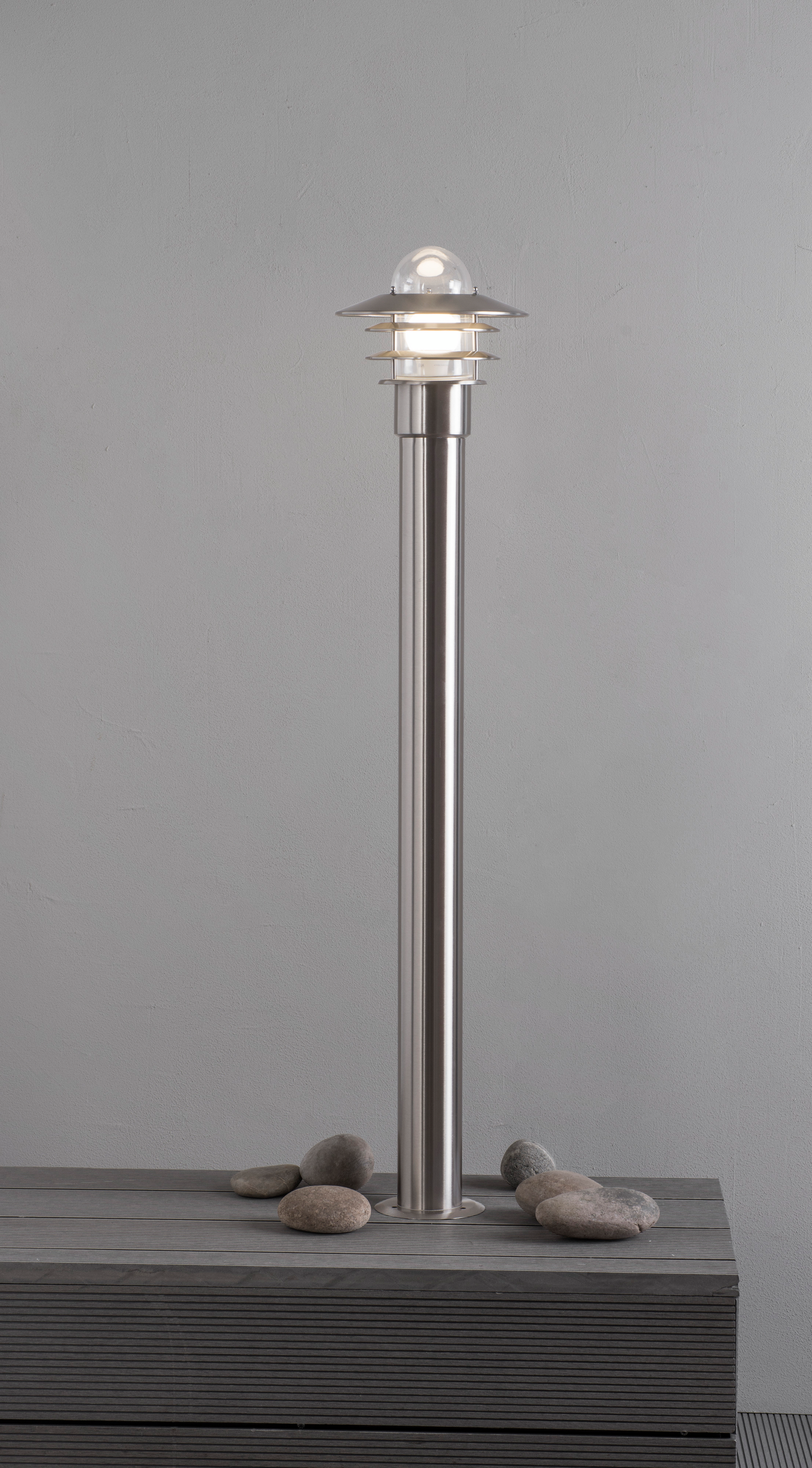 Pollarivalaisin Airam Käpylä mini E27 110cm ruostumaton teräs