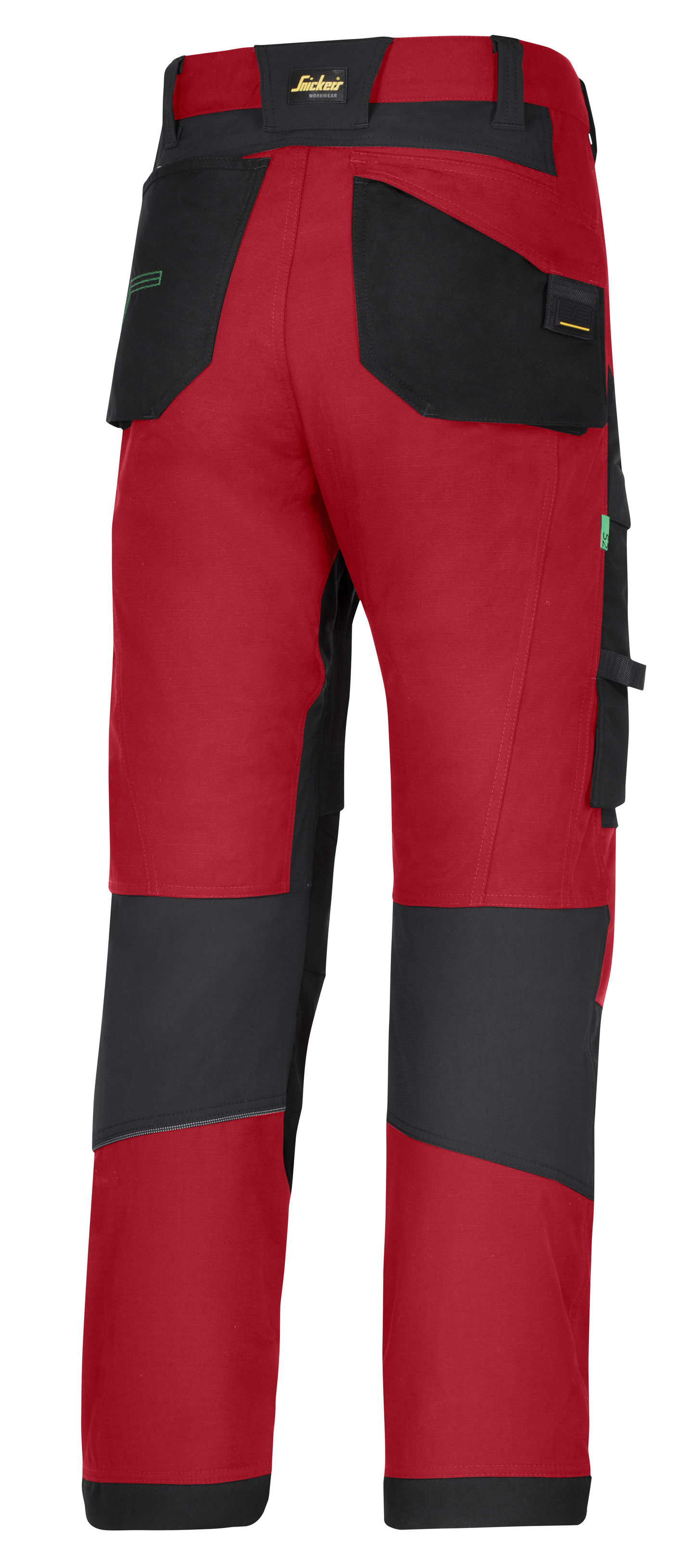 Työhousut Snickers FlexiWork 6903-1604 punainen-musta