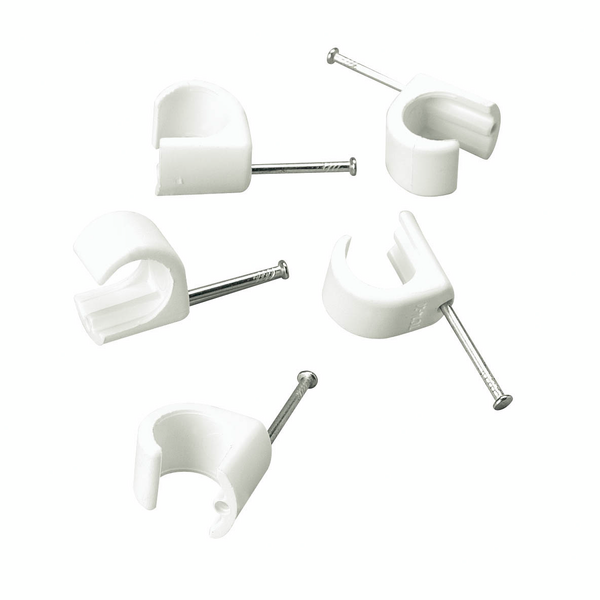 LEDNINGSHÅLLARE TC 14-20MM VIT 100ST/KART