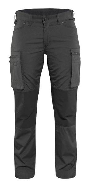 Naisten stretch-housut Blåkläder 715918459899 tummanharmaa/musta