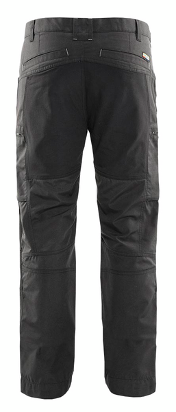 Stretch-housut Blåkläder 145918459899 tummanharmaa/musta