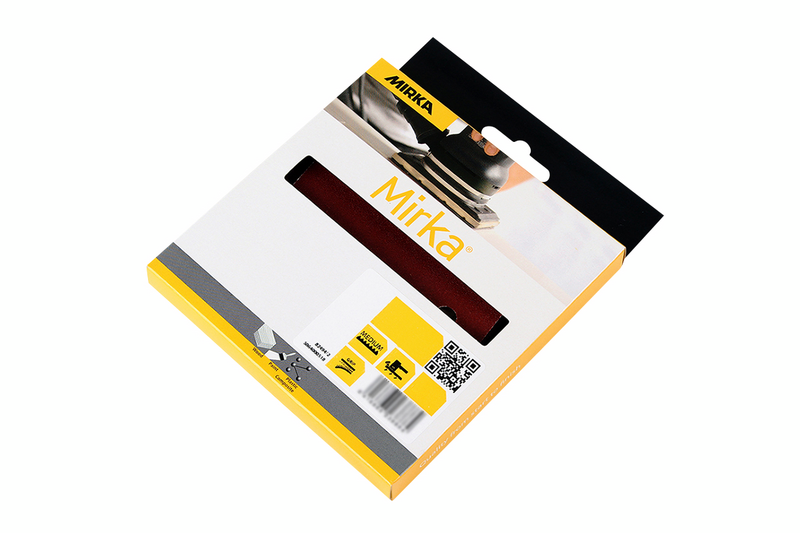 Hiomapaperi Mirka punainen 105x115mm tarra 6R 80 5kpl