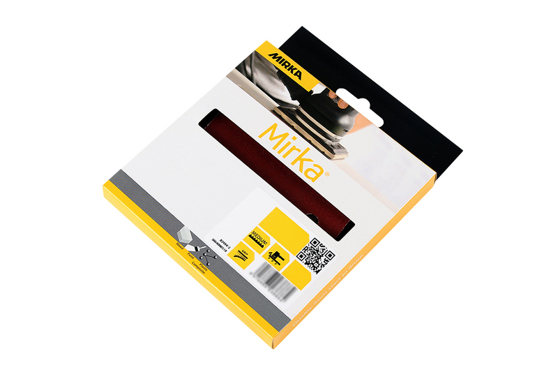 Hiomapaperi Mirka punainen 105x115mm tarra 6R lajitelma 5kpl