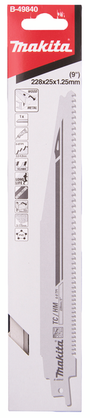 Puukkosahanterä Makita 228mm puu/ruuvi