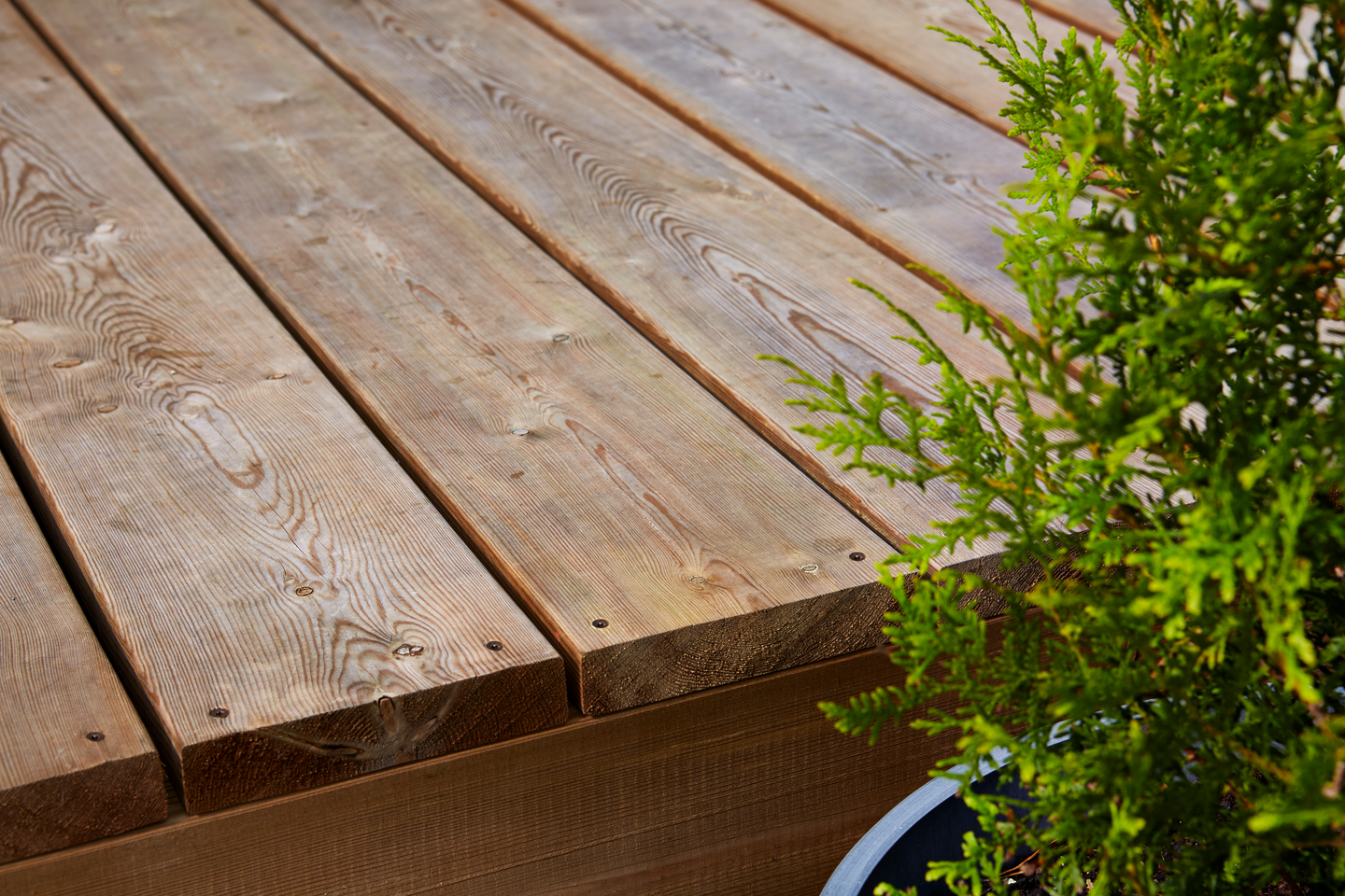 Terassilauta kestopuu ruskea sileä 33x170 NTR/AB