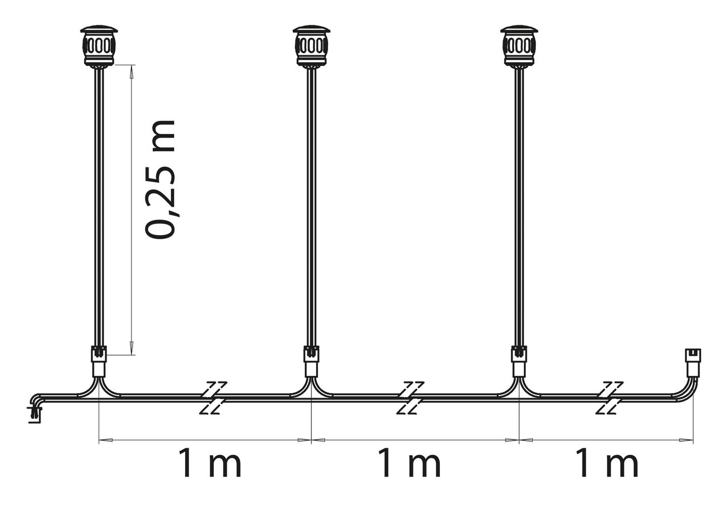 Jatkosarja Sauna led-set