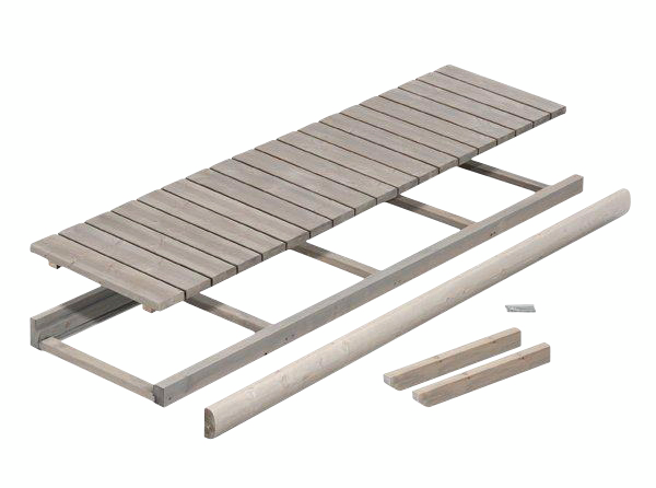 Laude-elementti Cello 465x2140 harmaa