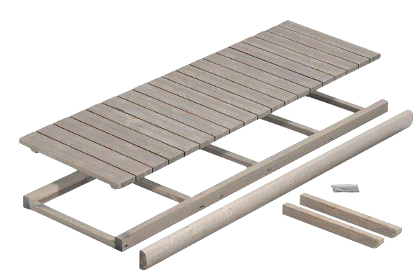 Laude-elementti Cello 565x2140 harmaa