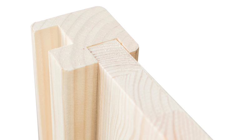 Liimapuulevy Lamboard kulmaliitos 45x45x1000 2kpl