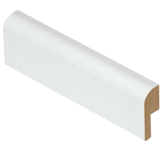 Jalkalista Cello 16x42x2750mm MDF valkoinen johtoura 30450