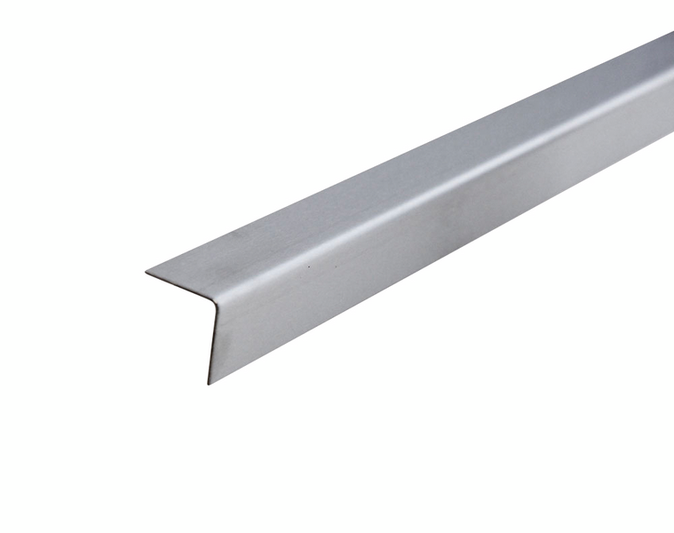 Kulmalista 20x20x1mm 3m hiottu ruostumaton teräs L3 RST3