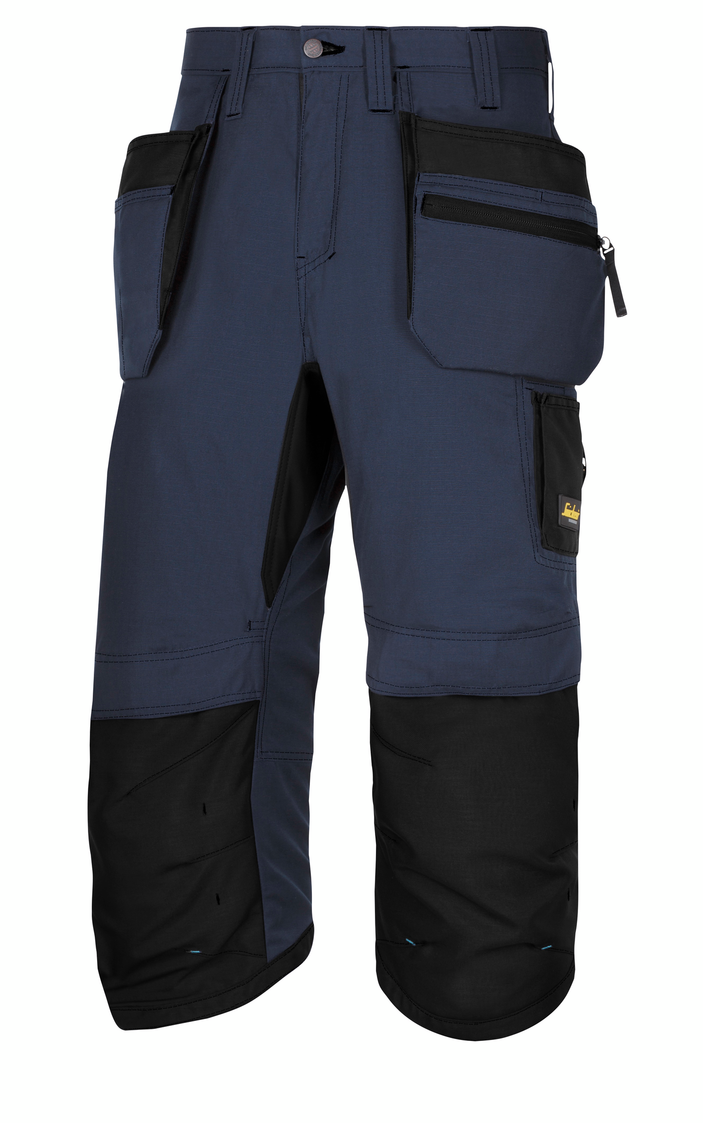 3/4-housut Snickers LiteWork+ 6103-9504 Navy-musta