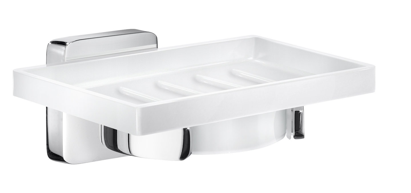 Saippuakuppiteline Smedbo Ice OK342P kiiltävä kromi