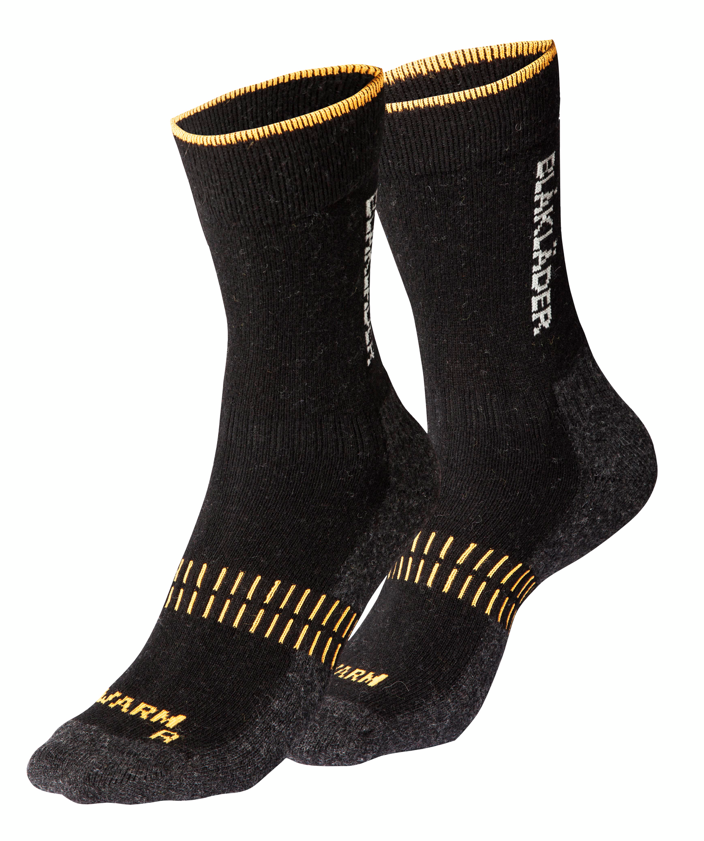 Sukat Blåkläder Warm 219210959966 musta/neon-oranssi