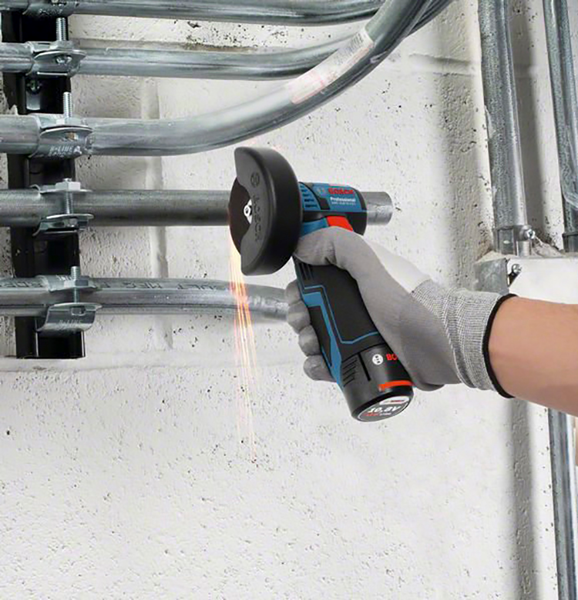 VINKELSLIP BOSCH GWS 12V-76 SOLO L-BOXX