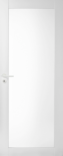 Sisäovi Cello kehysovi 1-peilinen 1-ruutuinen satiinilasi valkoinen