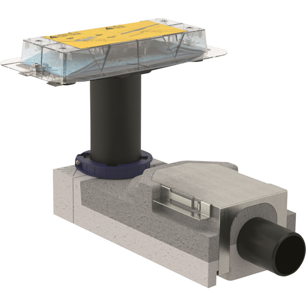 Lattiakaivo Geberit vaaka DN50 CleanLine