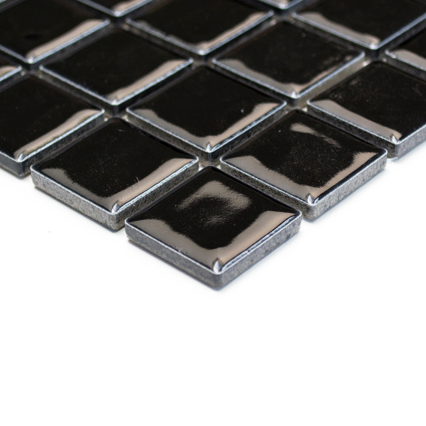 MOSAIK CELLO UNICOLOR 2,5X2,5 SVART, GL B890 PER ARK