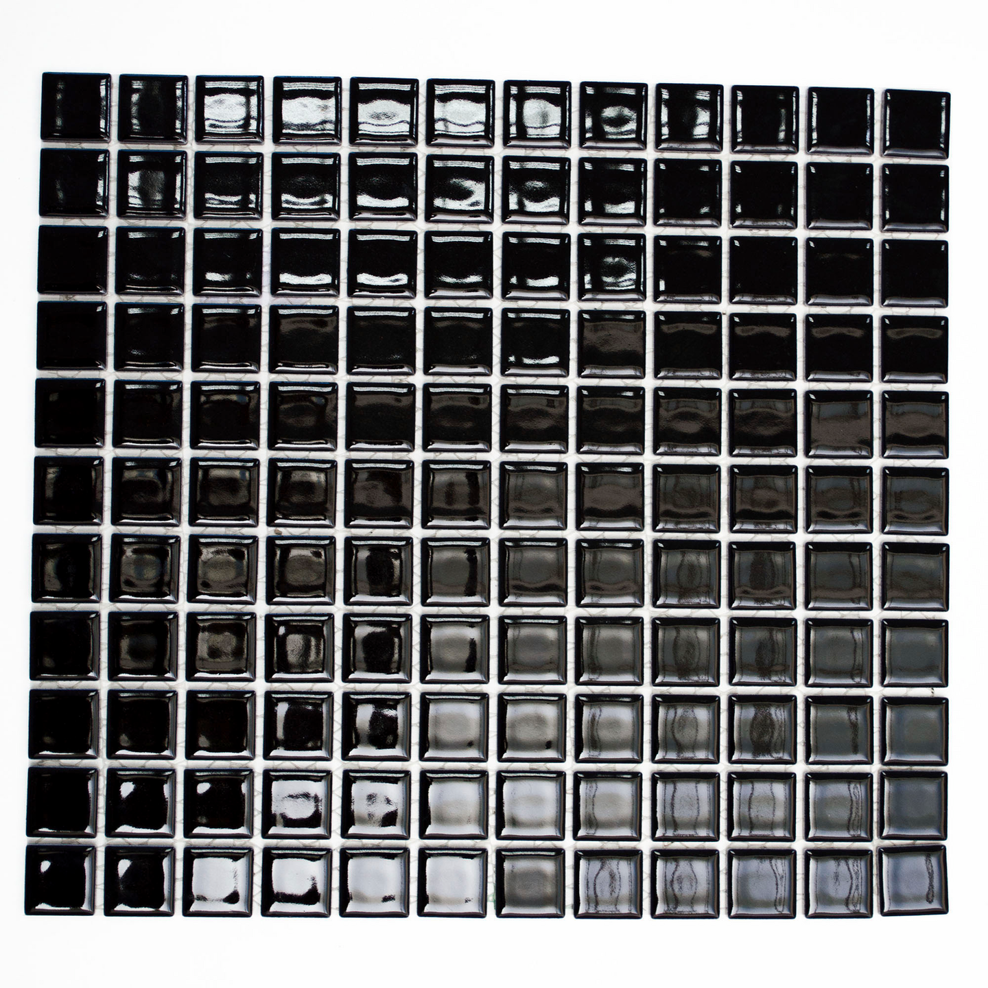 MOSAIK CELLO UNICOLOR 2,5X2,5 SVART, GL B890 PER ARK