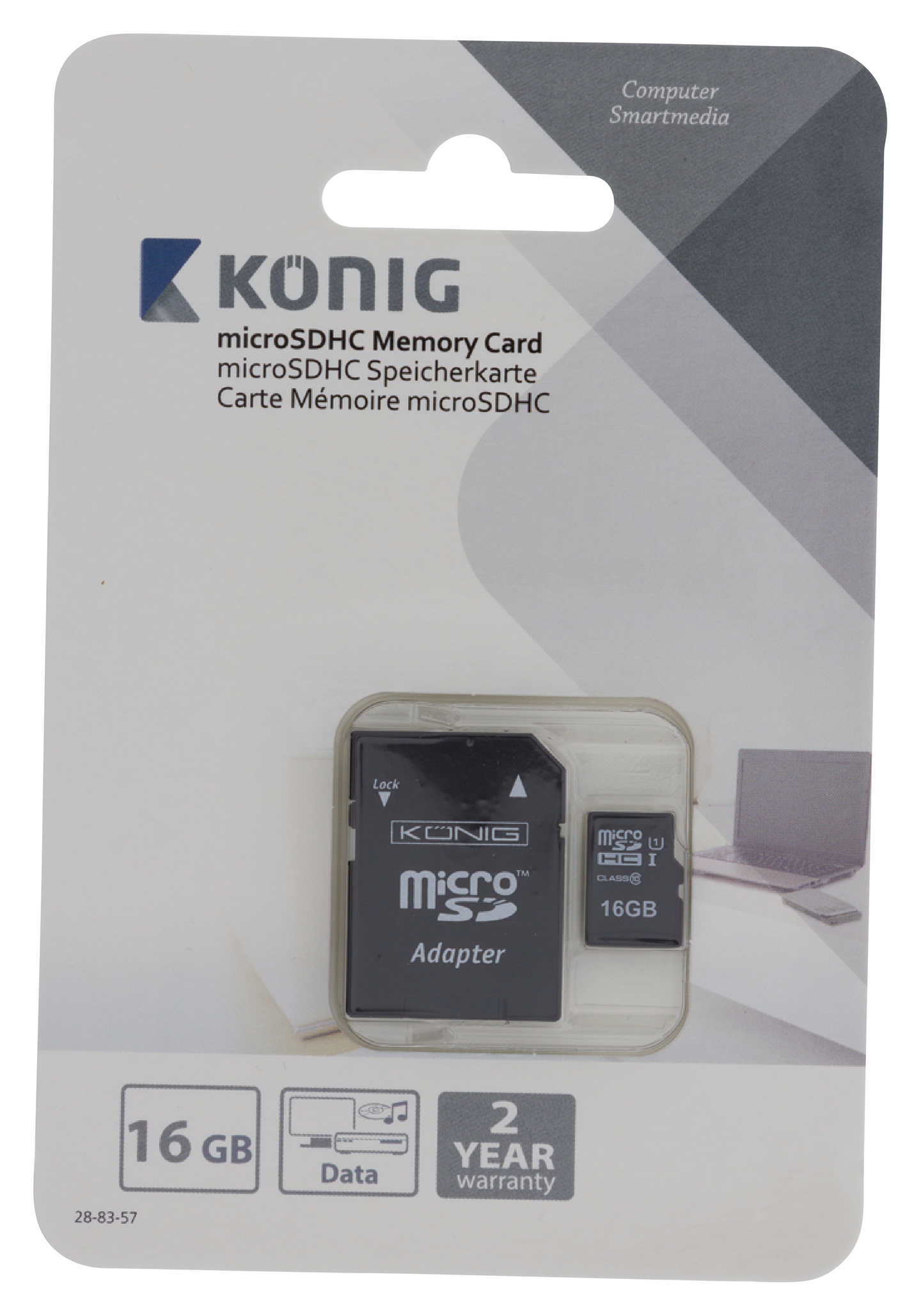 Muistikortti König 16Gt Micro-SDHC Class10