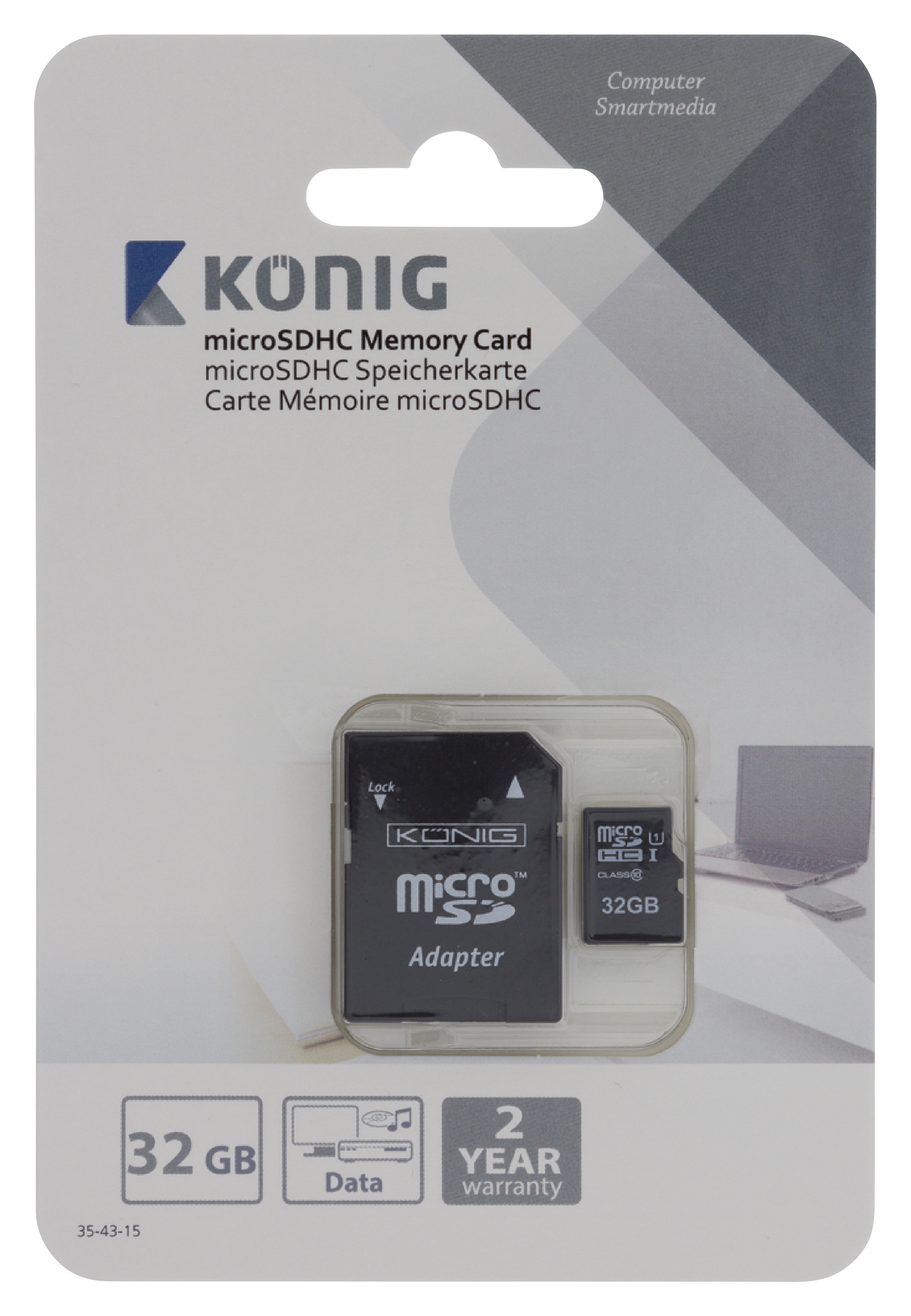 Muistikortti König 32Gt Micro-SDHC Class10