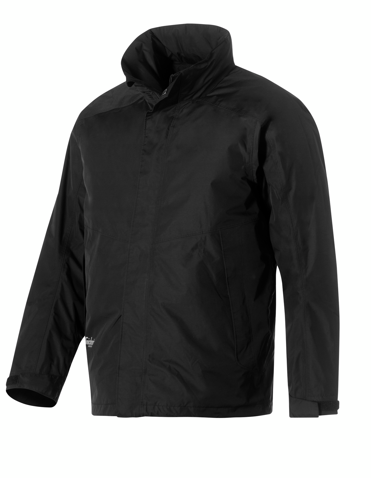 REGNSTÄLL SNICKERS WORKWEAR 8378 SVART L, BYXA+JACKA