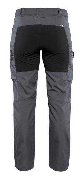 Naisten stretch-housut Blåkläder 715918459499 harmaa/musta