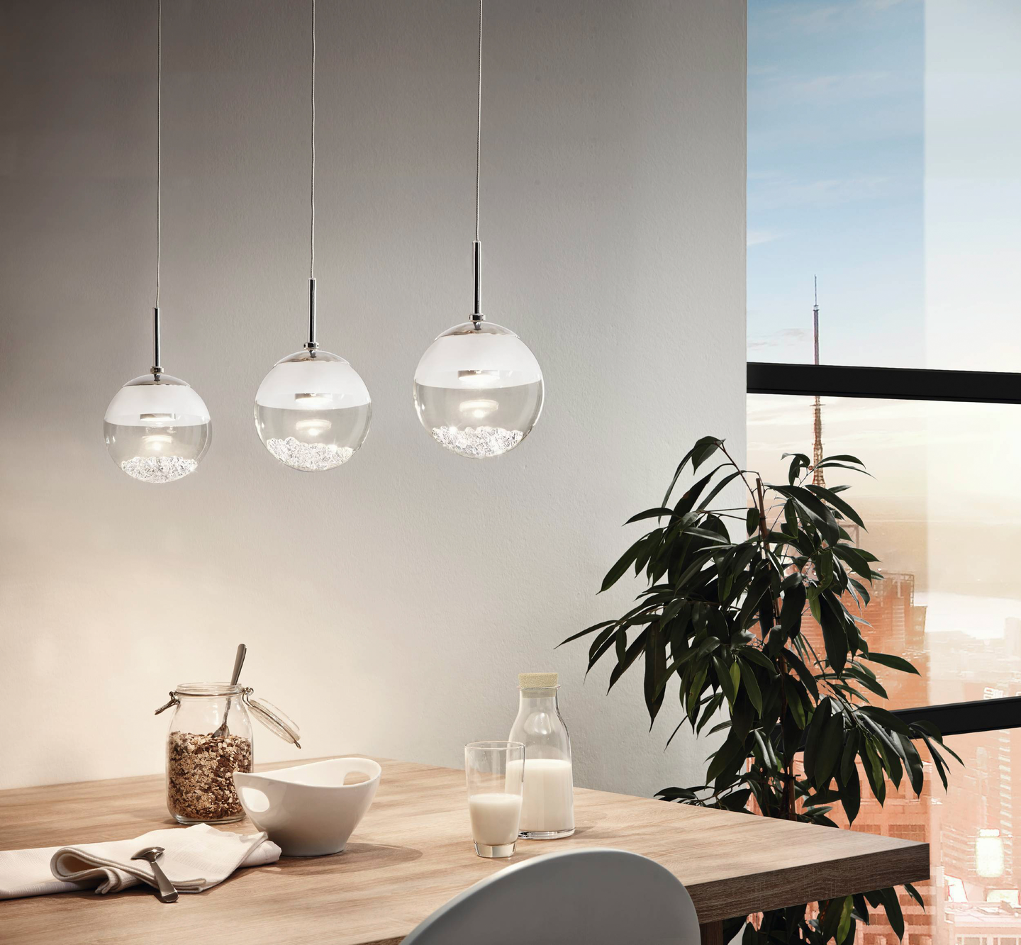 Riippuvalaisin EGLO Montefio 1 93784 led kromi