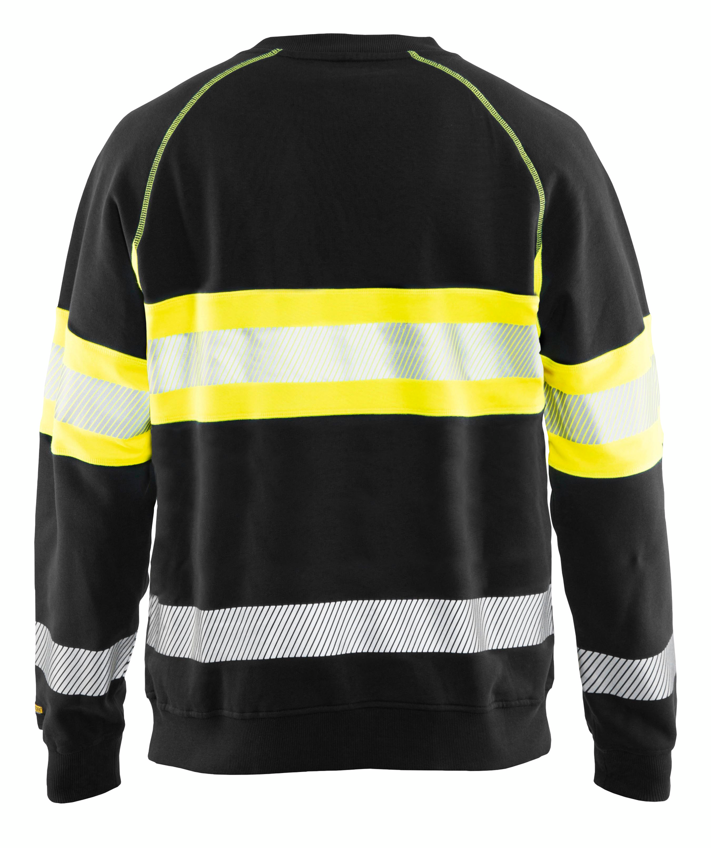 Collegepaita Blåkläder Hi-Vis 335911589933 musta-keltainen