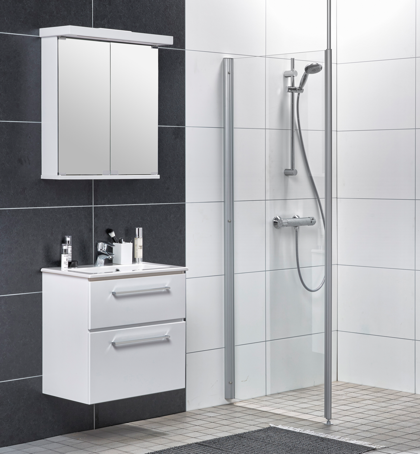 Suihkuseinä Cello Owens kiinteä 700x1900 kirkas