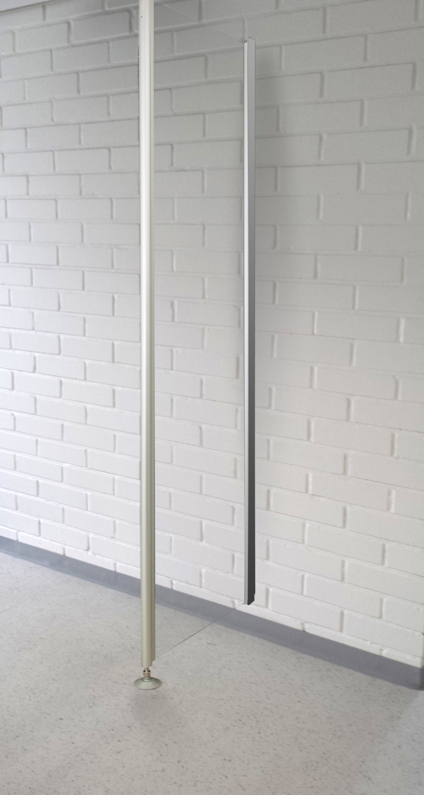 Suihkuseinä Tammiholma kiinteä 70x225cm kirkas lasi