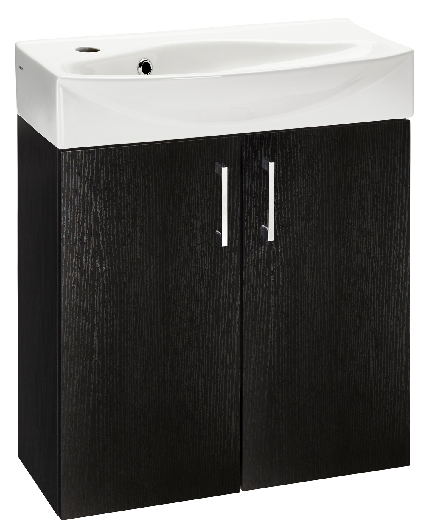 Allaskaappi Cello Pluto 550 musta puu