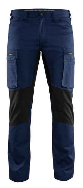 Stretch-housut Blåkläder 145918458999 mariininsininen/musta