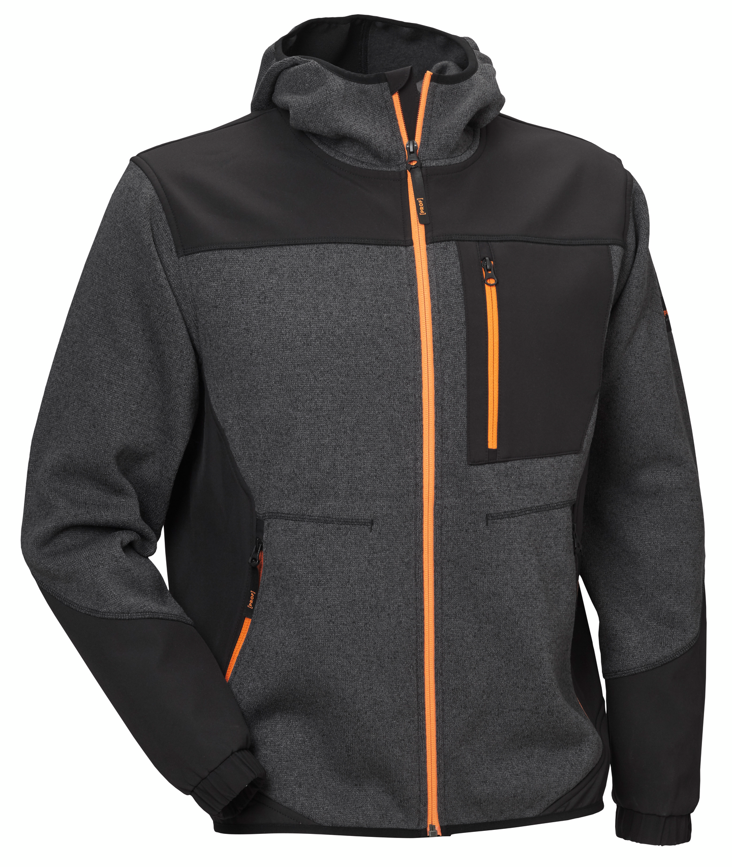 Huppari PROF neulottu harmaa