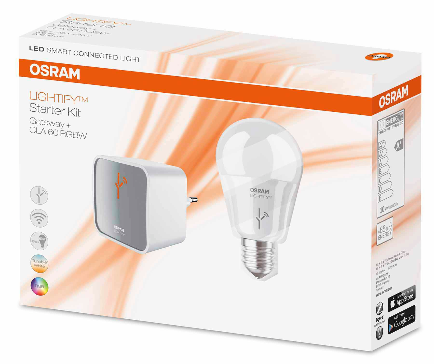 Led-valonohjaussetti Osram Lightify -Starter Kit