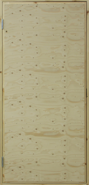 Työmaaovi UO40 eristetty vaneripinta