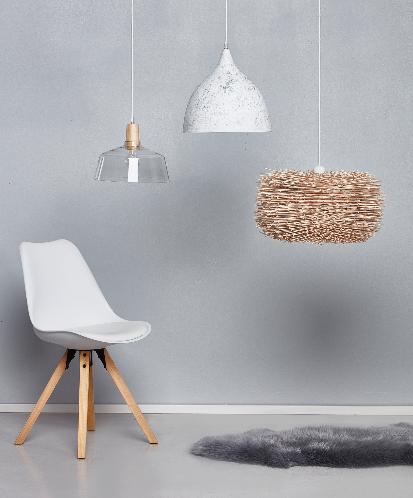 Lampaantalja 50x90cm harmaa