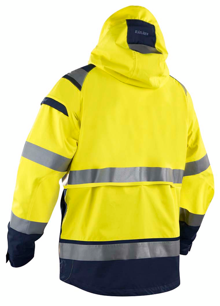 Kuoritakki Blåkläder Hi-Vis 498719873389 keltainen-mariininsininen