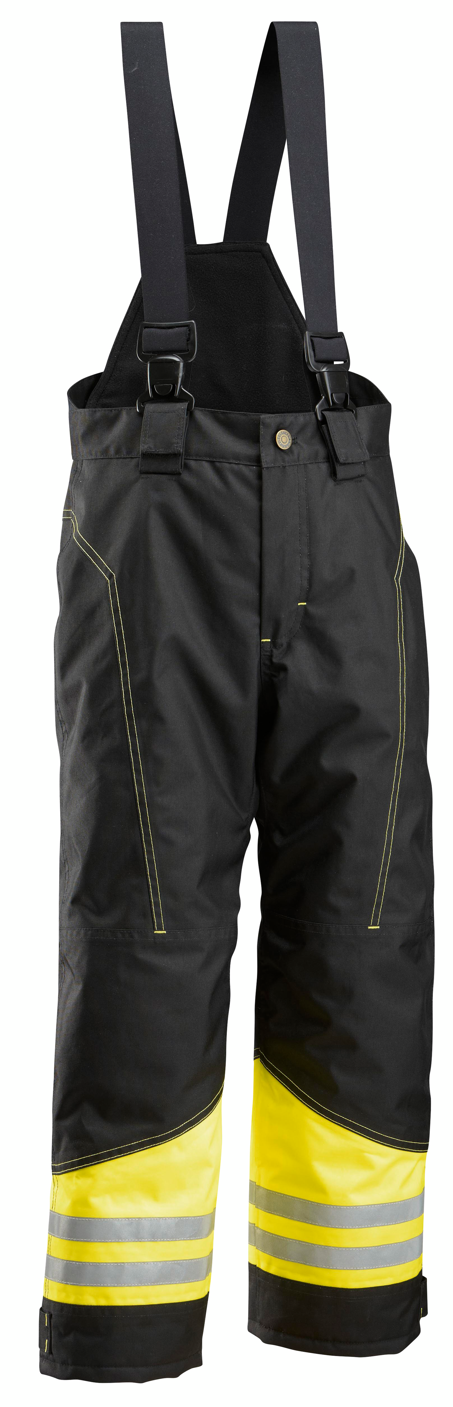 Lasten talvihousut Blåkläder 185819779933 musta/keltainen