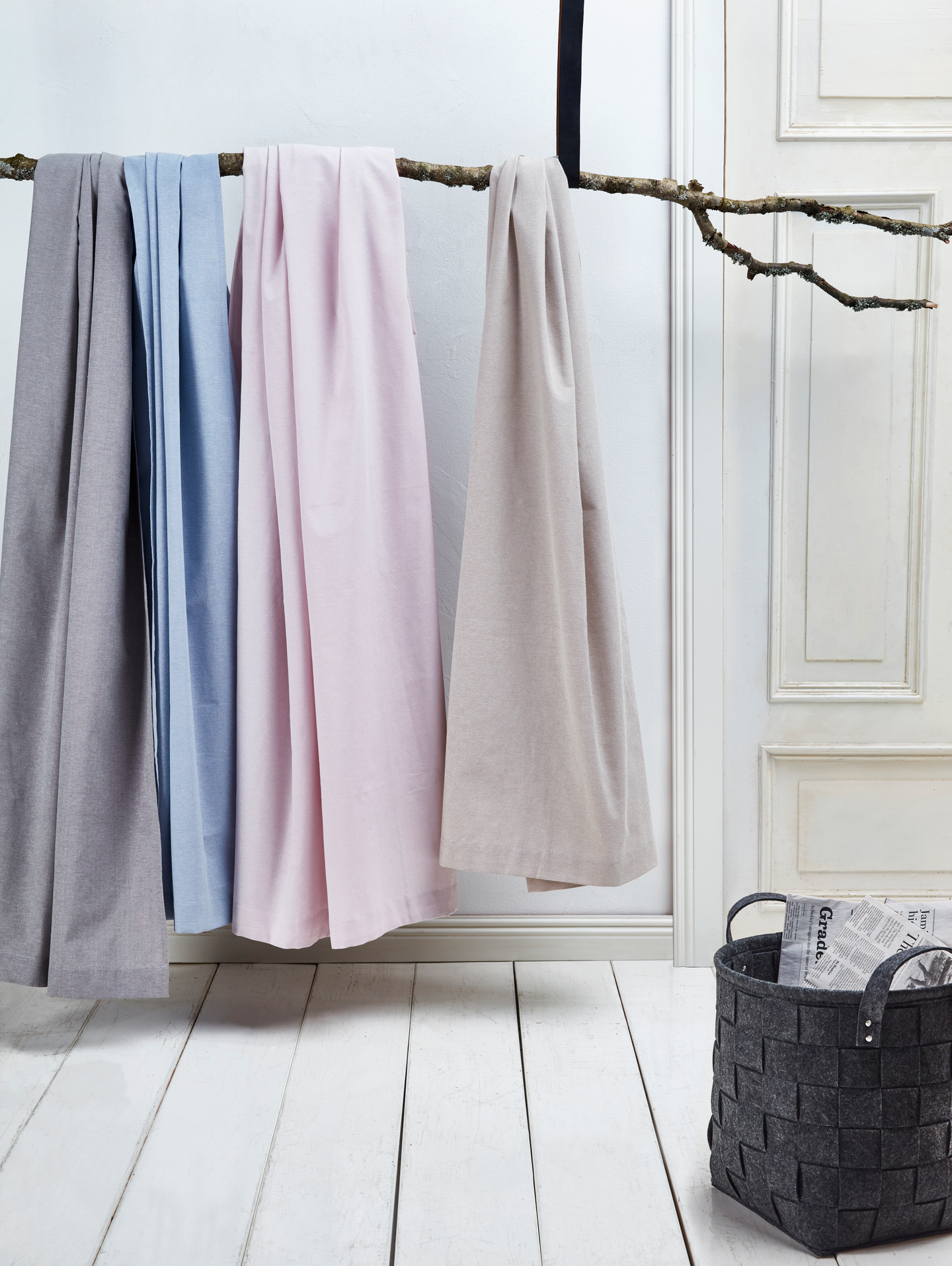 Valmisverho Cello Eva 140x250cm vaaleansininen