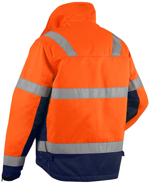 Talvitakki Blåkläder Hi-Vis 486218115389 oranssi-mariininsininen