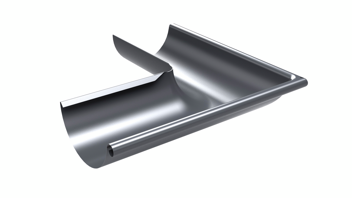 Kourun ulkokulma Ruukki 125/90mm